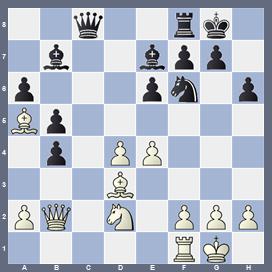 fen:2q2rk1/1b2bpp1/p3pn1p/Bp6/1p1PP3/3B4/PQ1N1PPP/5RK1 w - - 0 1;Yf3d2