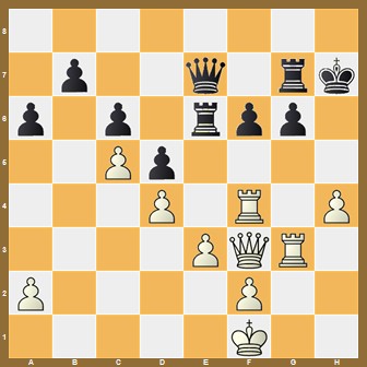 fen:8/1p2q1rk/p1p1rpp1/2Pp4/3P1R1P/4PQR1/P4P2/5K2 w - - 0 1;