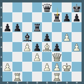 fen:4q2k/5rpp/pp1r4/2b1p1P1/2PpBp1P/3P1Q2/P3PPK1/1R3R2 w - - 0 1 v;