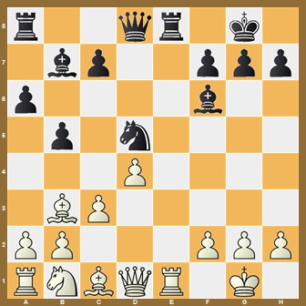 fen:r2qr1k1/1bp2ppp/p4b2/1p1n4/3P4/1BP5/PP3PPP/RNBQR1K1 w - - 0 1;