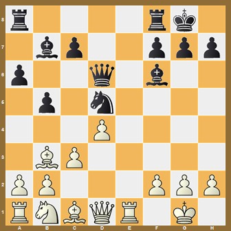 fen:r4rk1/1bp2ppp/p2q1b2/1p1n4/3P4/1BP5/PP3PPP/RNBQR1K1 w - - 0 1;