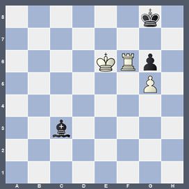 fen:6k1/8/4KRp1/6P1/8/2b5/8/8 b - - 0 1 v;